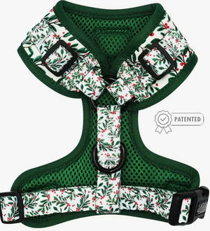 Under the Mistletoe Adjustable Harness - Posh Puppy Boutique