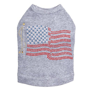 USA Flag Dog Tank - Many Colors - Posh Puppy Boutique