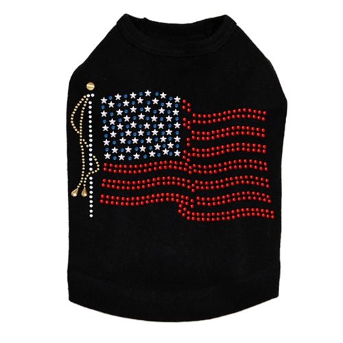 USA Flag Dog Tank- Many Colors