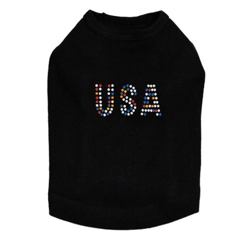 USA Rhinestone Tank - Many Colors