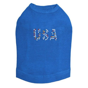 USA Rhinestone Tank - Many Colors - Posh Puppy Boutique