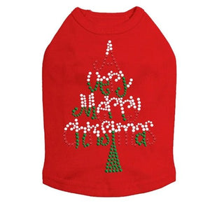 Very Merry Christmas Tree Dog Tank - Many Colors - Posh Puppy Boutique