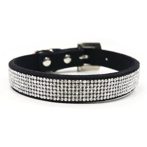 VIP Bling Collar - Black - Posh Puppy Boutique