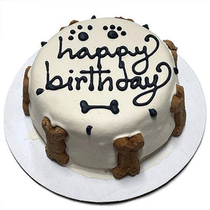 White Classic Cake (Personalized) - Posh Puppy Boutique