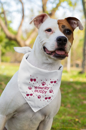 Winery Buddy Bandana - Posh Puppy Boutique