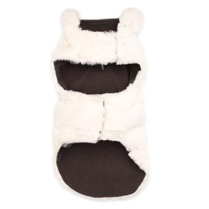 Winter White Fur Coat - Posh Puppy Boutique