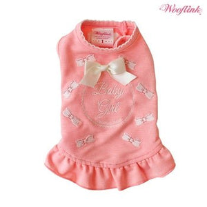 Wooflink Baby Girl Mini Dress - Pink - Posh Puppy Boutique