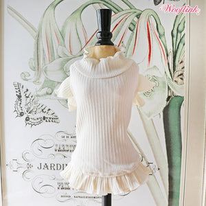 Wooflink Bella top in White - Posh Puppy Boutique