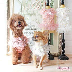 Wooflink Bring Me Flowers Mini Dress in Pink - Posh Puppy Boutique