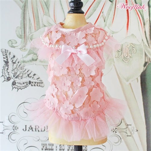 Wooflink Bring Me Flowers Mini Dress in Pink