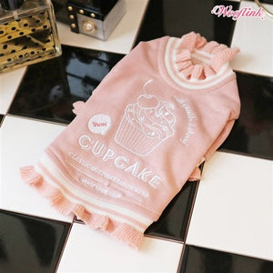 Wooflink Cupcake Sweatshirt Pink - Posh Puppy Boutique