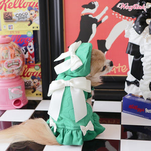 Wooflink Feeling Fab Dress in Green - Posh Puppy Boutique