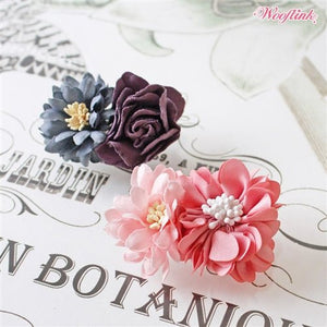 Wooflink Flower Princess Hairclip - Blue - Posh Puppy Boutique