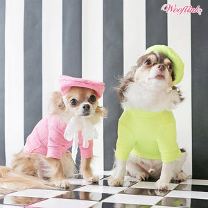 Wooflink Fluo Beret - Pink - Posh Puppy Boutique