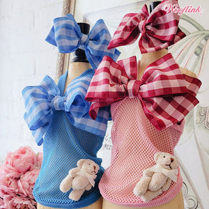 Wooflink Give Me A Hug Please Top in Blue - Posh Puppy Boutique