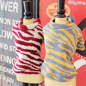 Wooflink Go Wild Sweater in Mustard - Posh Puppy Boutique