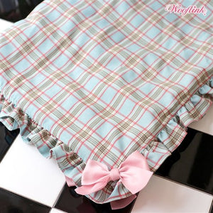 Wooflink Plaid Blanket in Blue - Posh Puppy Boutique