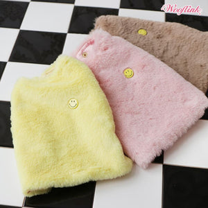 Wooflink Smile Fur Coat - Yellow - Posh Puppy Boutique