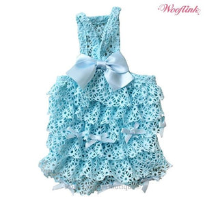 Wooflink SUGARLICIOUS Dress - Blue - Posh Puppy Boutique