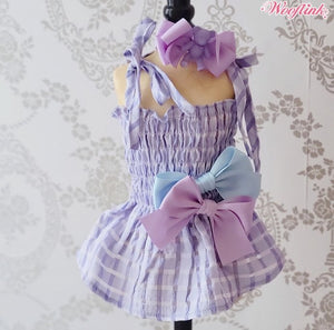 Wooflink Summer Dream Dress - Violet - Posh Puppy Boutique