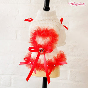 Wooflink Valentines Day Knitted Top - Posh Puppy Boutique