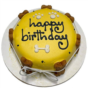 Yellow Classic Cake (Personalized) - Posh Puppy Boutique