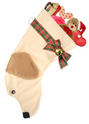 Yellow Labrador Decorative Dog Christmas Stocking - Posh Puppy Boutique