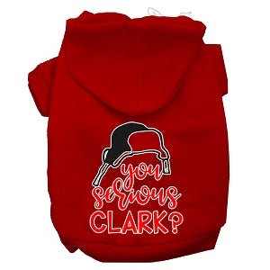 You Serious Clark? Screen Print Hoodie in Many Colors - Posh Puppy Boutique