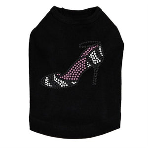 Zebra High Heels Rhinestone Tank - Many Colors - Posh Puppy Boutique