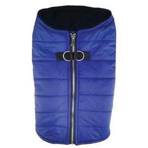 Zip - up Dog Puffer Vest - Navy Blue - Posh Puppy Boutique