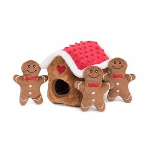 Zippy Paws Burrow Gingerbread House - Posh Puppy Boutique