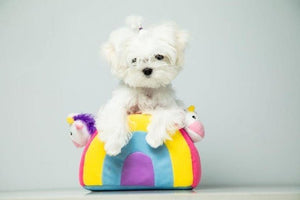 Zippy Paws Burrow - Unicorns in Rainbow - Posh Puppy Boutique