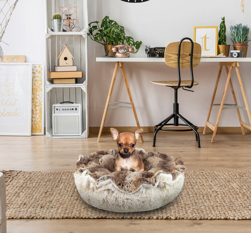 Chewy Vuiton Dog Bed  Plush pet bed, Designer dog beds, Designer pet beds