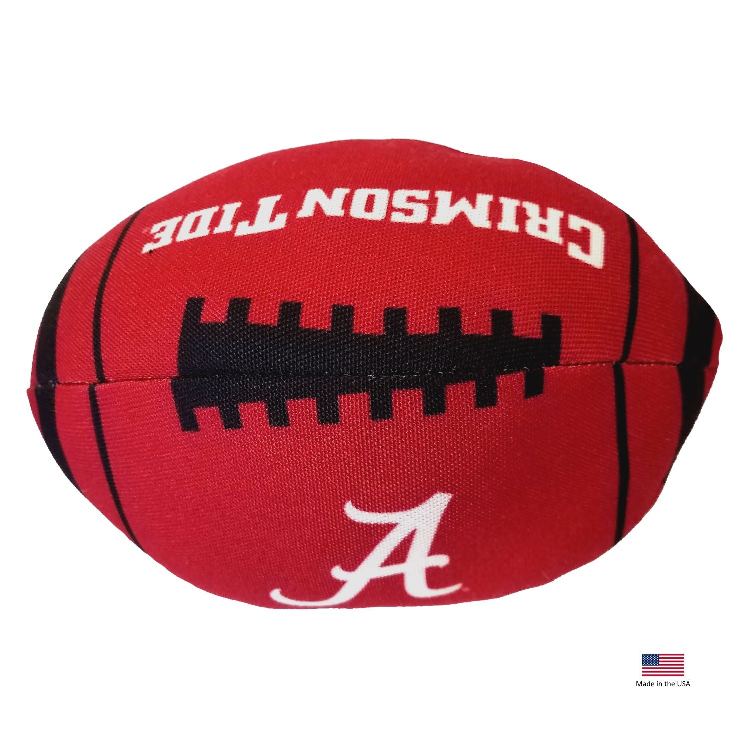 Alabama Crimson Tide Football Toss Toy - Posh Puppy Boutique