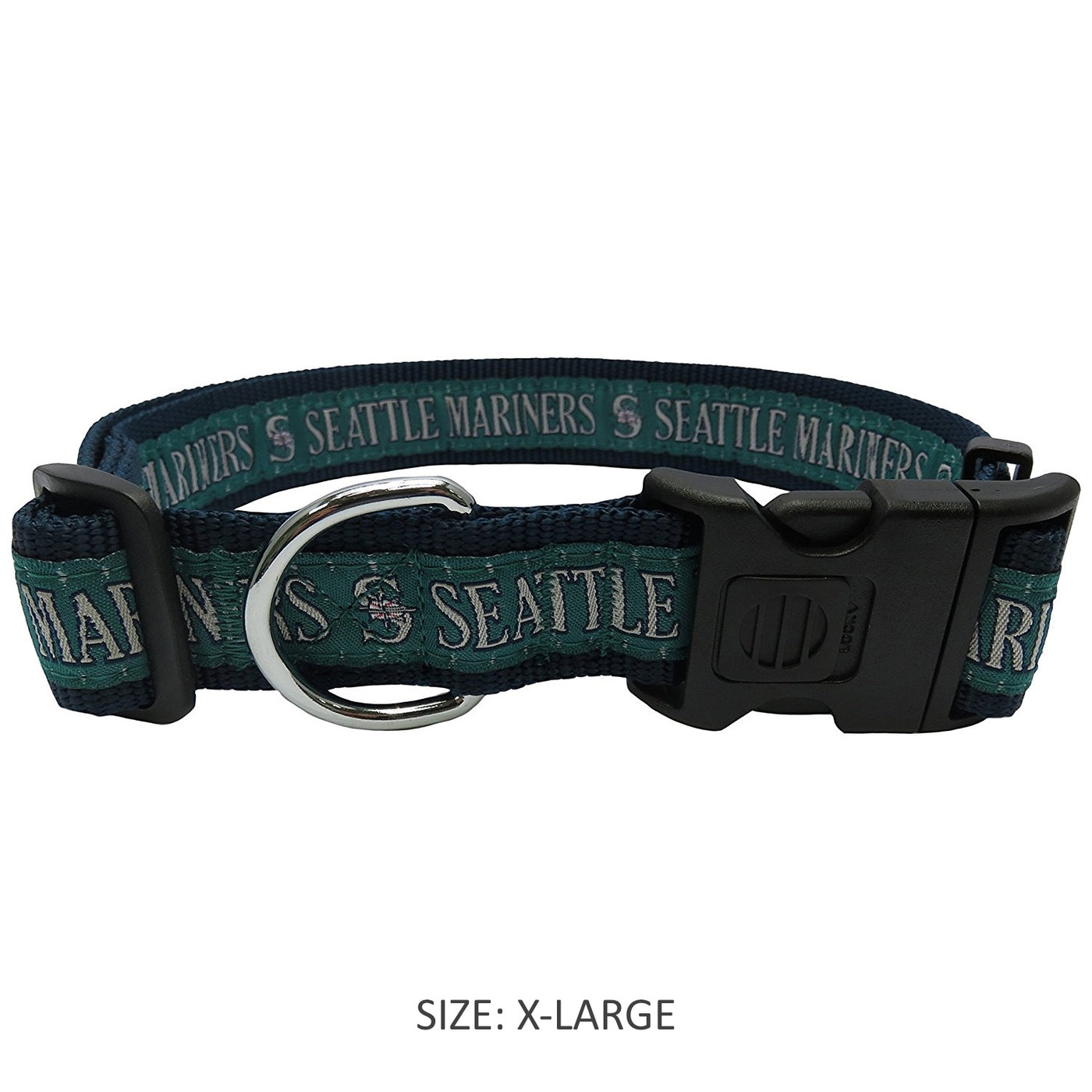 Seattle Mariners Pet Collar Size L