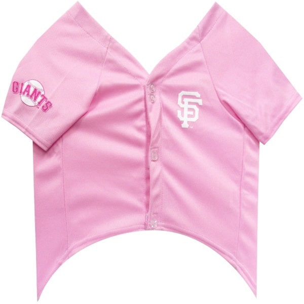 Pets First MLB New York Yankees Baseball Pink Jersey - Licensed MLB Jersey  - Large