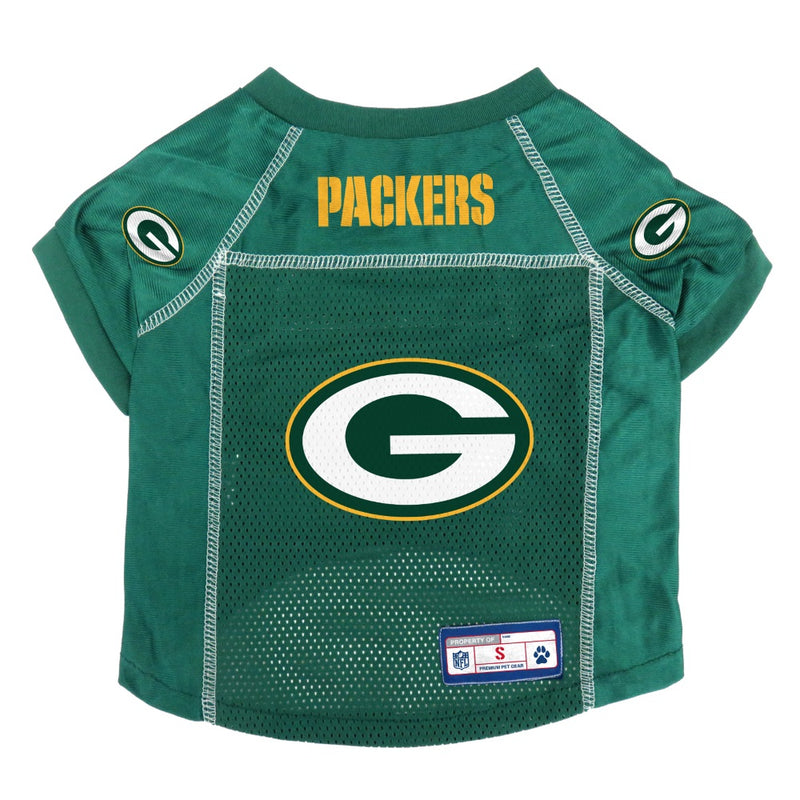 Pets First Green Bay Packers Mesh Dog Jersey, Large