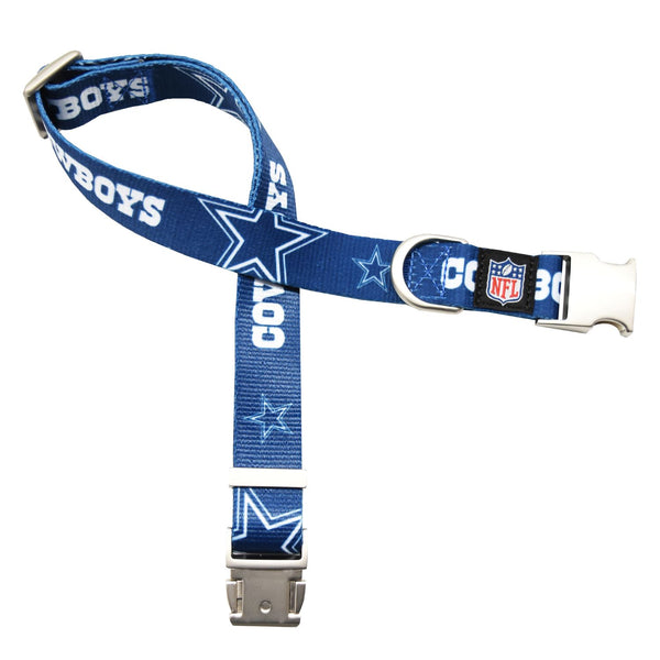 Dallas Cowboys Premium Pet Nylon Collar - Small