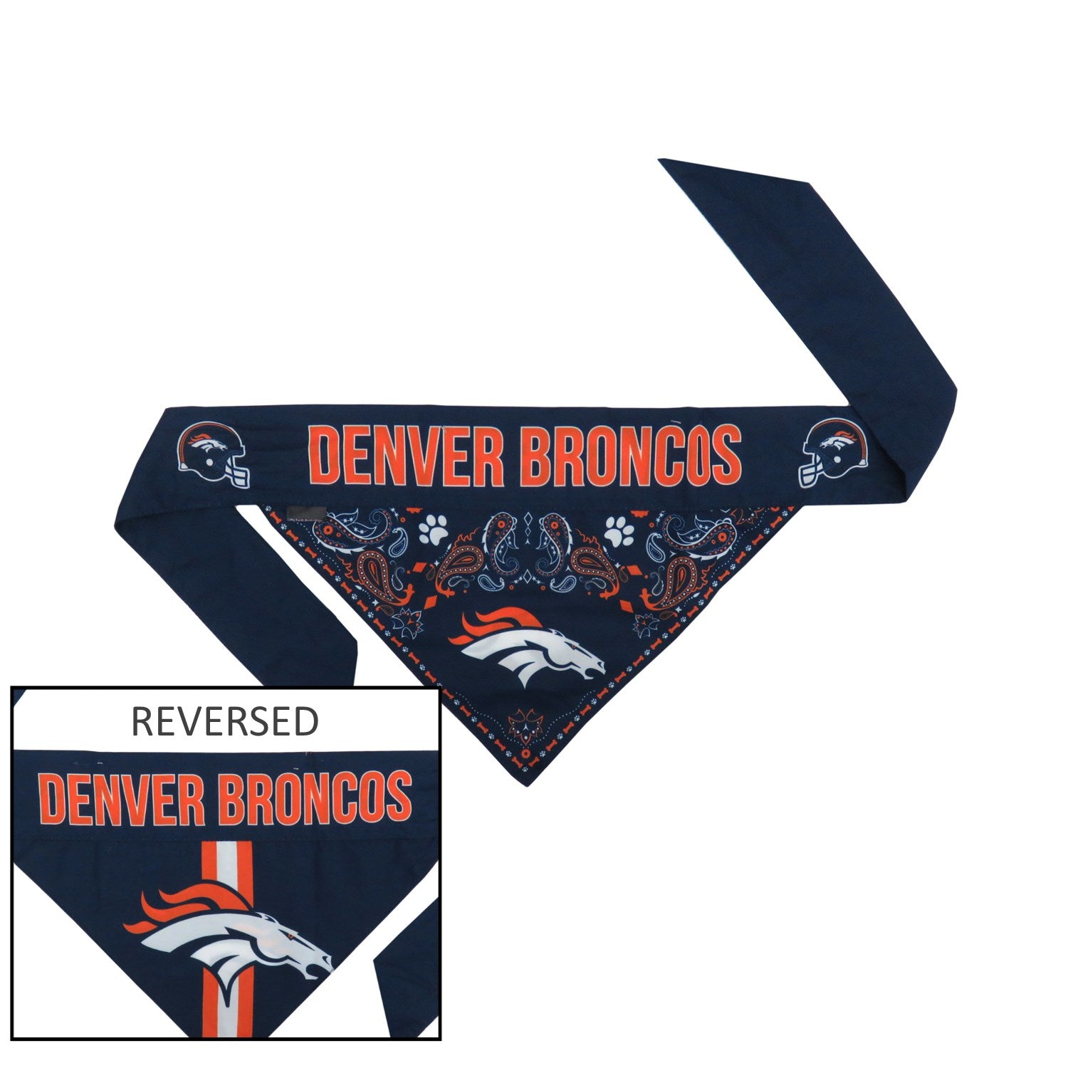 Denver Broncos Dog Bandana