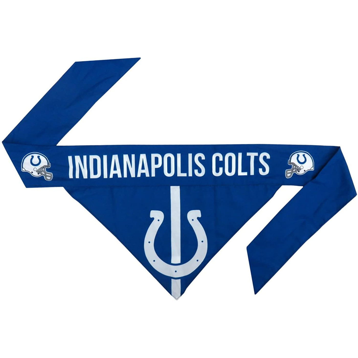 Reversible Bandana Made With Indianapolis Colts Fabric 