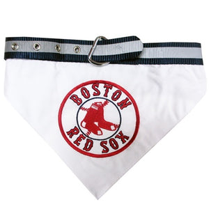 Boston Red Sox Dog Bandana Collar Small
