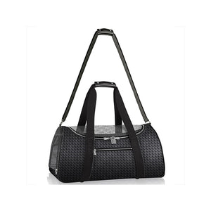 Vanderpump Graphite Duffle Pet Carrier - Black- Final Sale