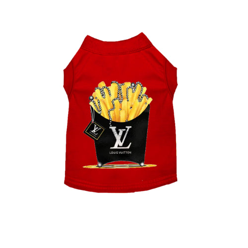 Designer LV French Fries Tee in 3 Colors – Posh Puppy Boutique
